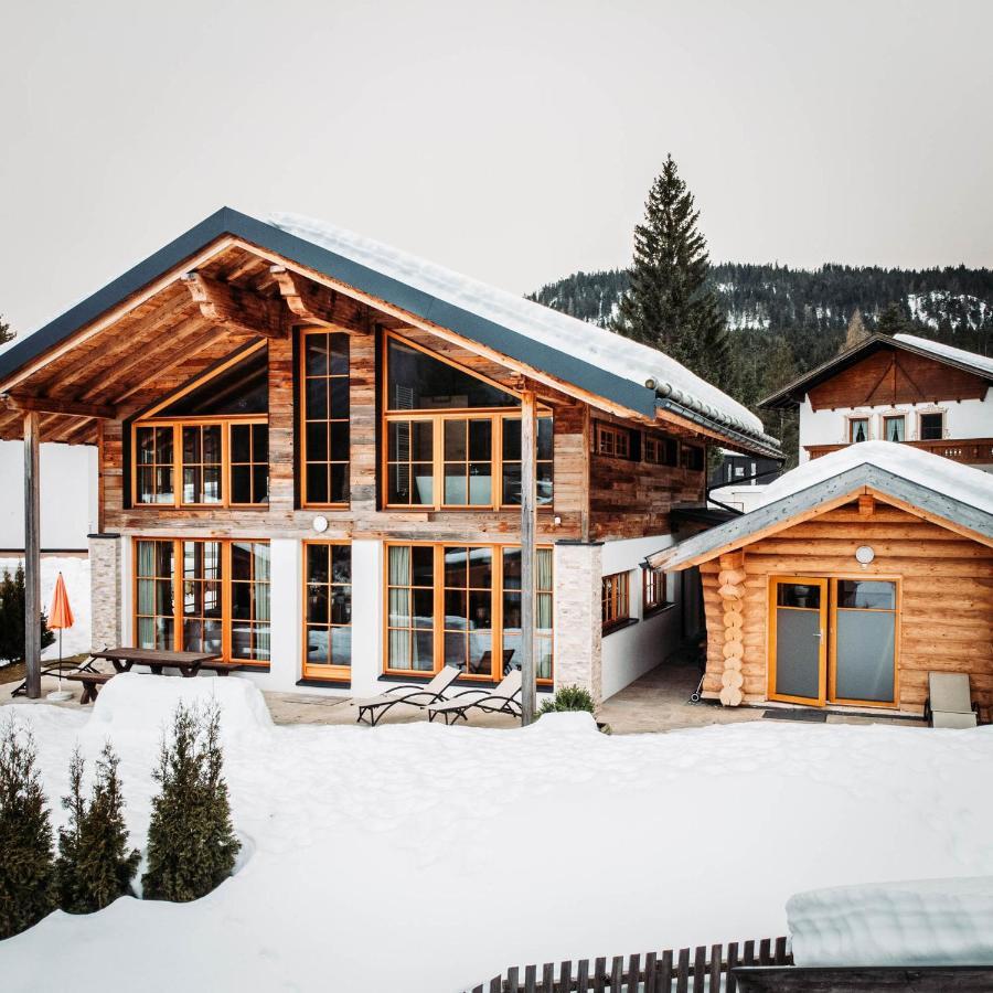Im Weidach Superior Chalets Leutasch Ngoại thất bức ảnh