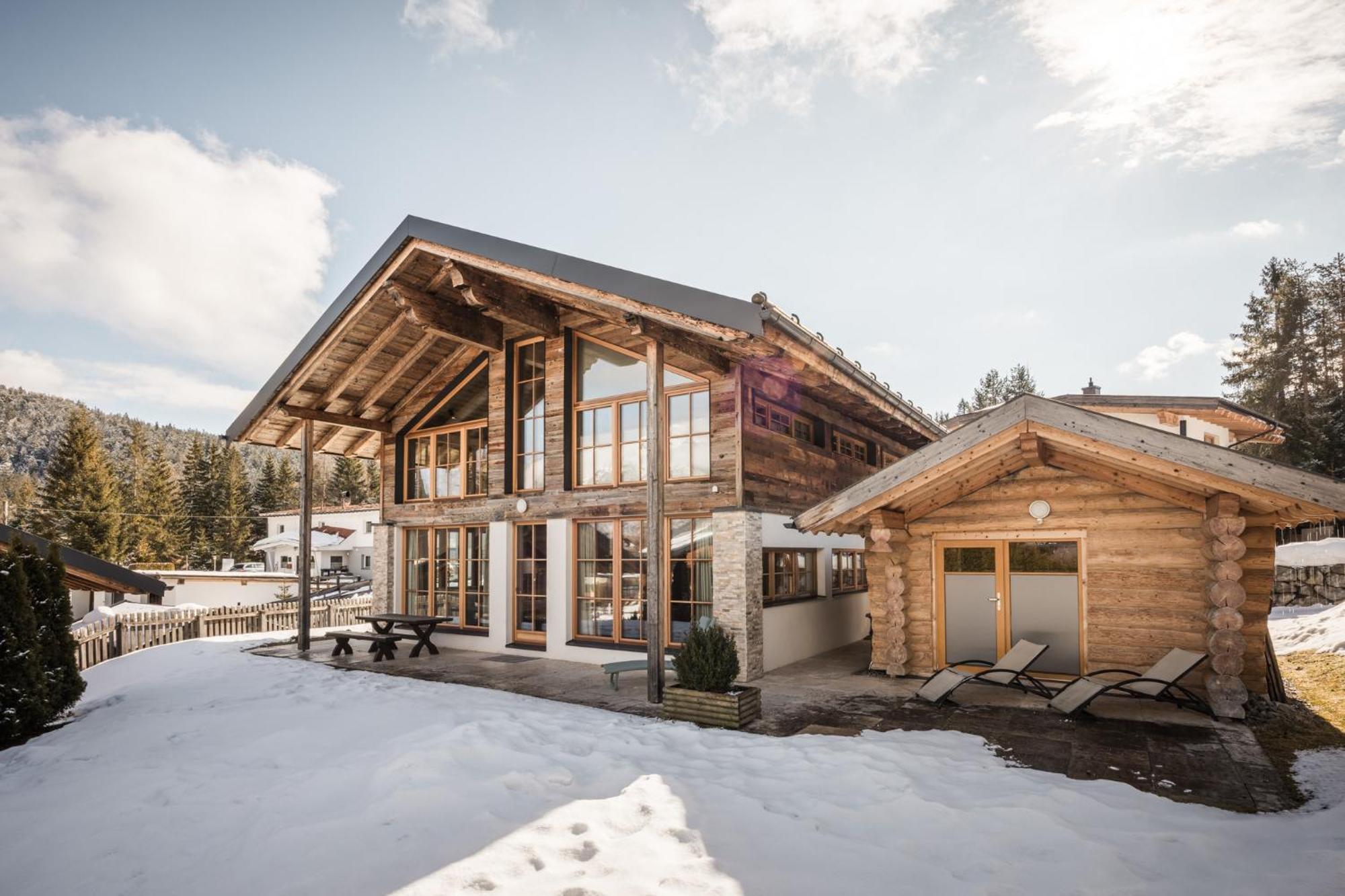 Im Weidach Superior Chalets Leutasch Ngoại thất bức ảnh
